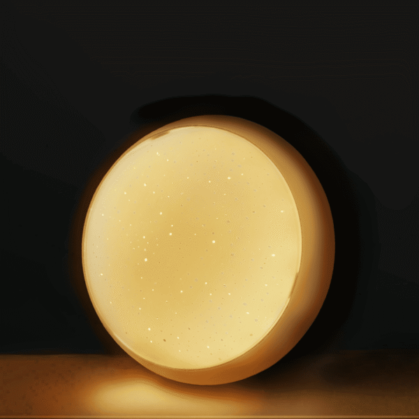 Pearl 20W Modern Round LED Surface Ceiling Light-<b>3in1</b> Textured Pearl Pattern - Image 2